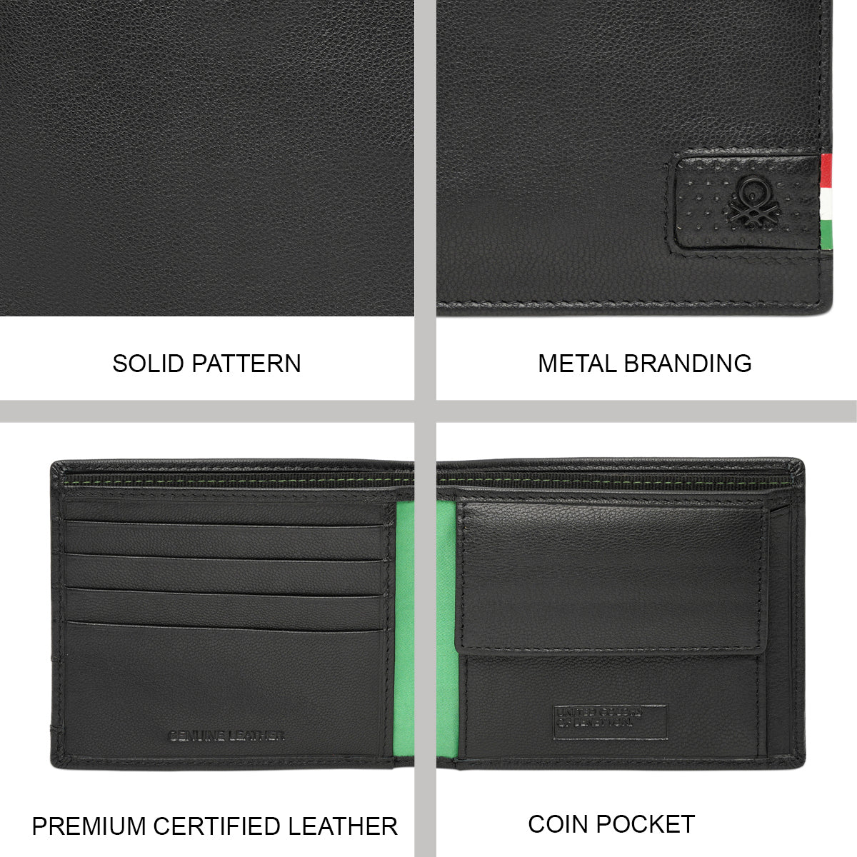 United Colors of Benetton Wittenberg Men's Global Coin Wallet - Image 7