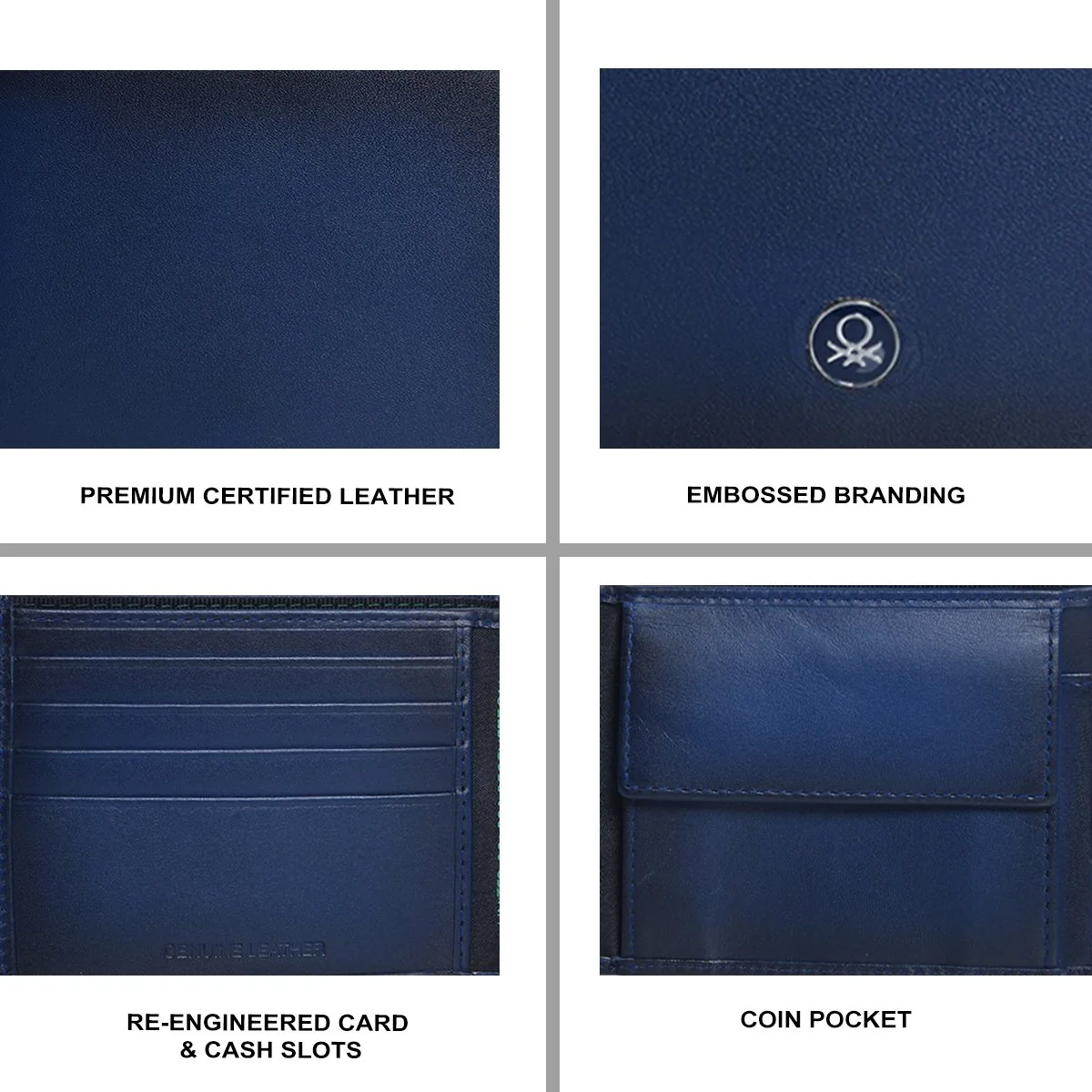 United Colors of Benetton Sligo Men's Global Coin Wallet - Image 7